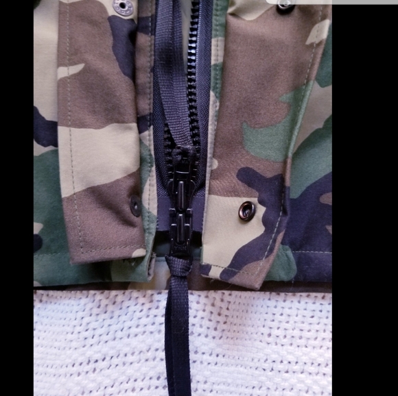 ECWCS PARKA COLD WEATHER CAMOUFLAGE HOODED MILITARY ARMY JACKET MEN SZ LRG REG - Picture 8 of 10